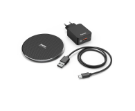 HAMA Ladowarka indukcyjna QI-FC10 10W z ladowarka sieciowa czarna - 1459491 - zdjęcie 2